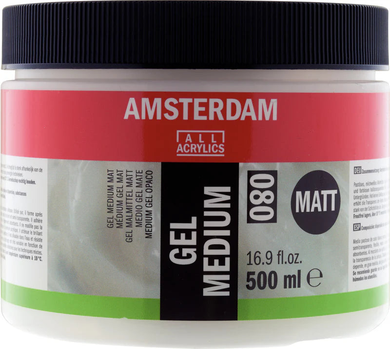 Gel Medium Mat 080 500ml Amsterdam