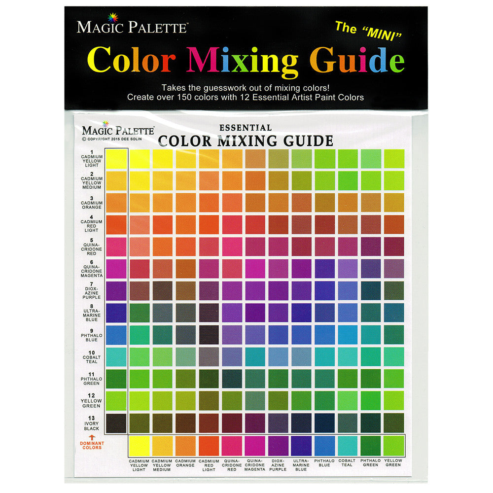 Color mixing guide - Gids voor kleurenmenging – Busch & van der Worp