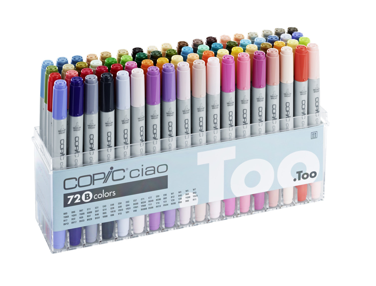 Copic Ciao set, 72 kleuren set B CopicSet – Busch & van der Worp