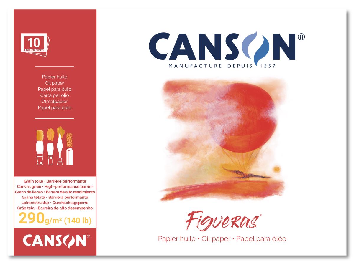 Canson 200857228 Figueras - olieverfpapier, 38 x 46 cm, natuurlijk wit Canson 200857228 Figueras - olieverfpapier, 38 x 46 cm, natuurlijk wit