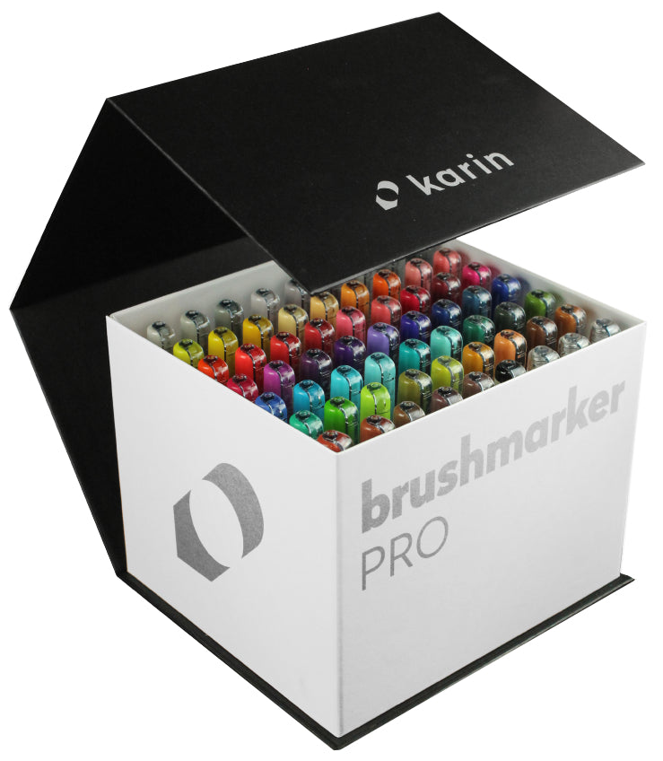 Karin Brushmarker PRO Mega Box set 60 kleuren en 3 blenders