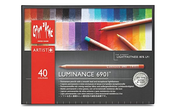 Luminance Set 40 kleuren Doos Caran D'Ache Aanbieding – Busch