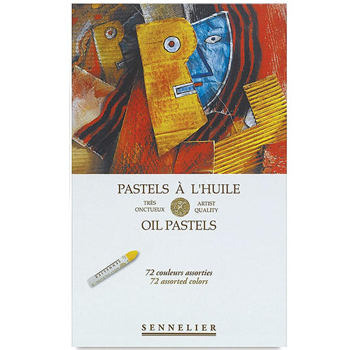 Set 72 "Universele" kartonnen doos Oliepastels Sennelier