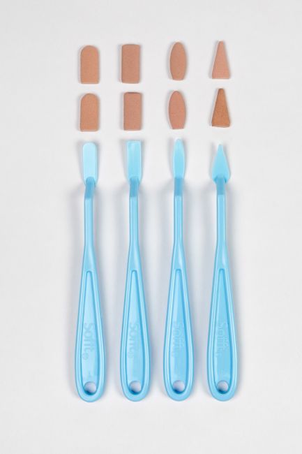 Sofft Tool Knife & Covers Mixed PanPastel (4) Softtools