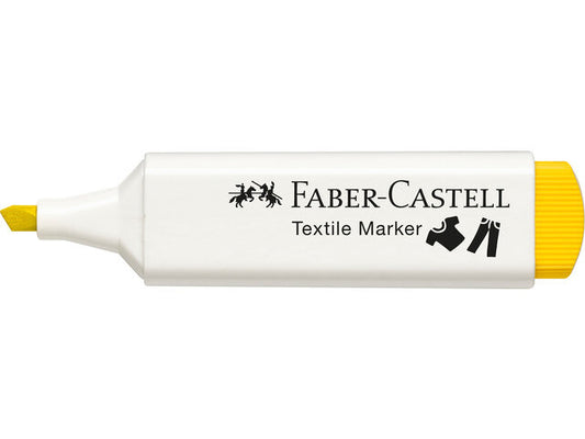 Textielstift Faber-Castell textielmarker geel