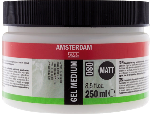 Gel Medium Mat 080 250ml Amsterdam