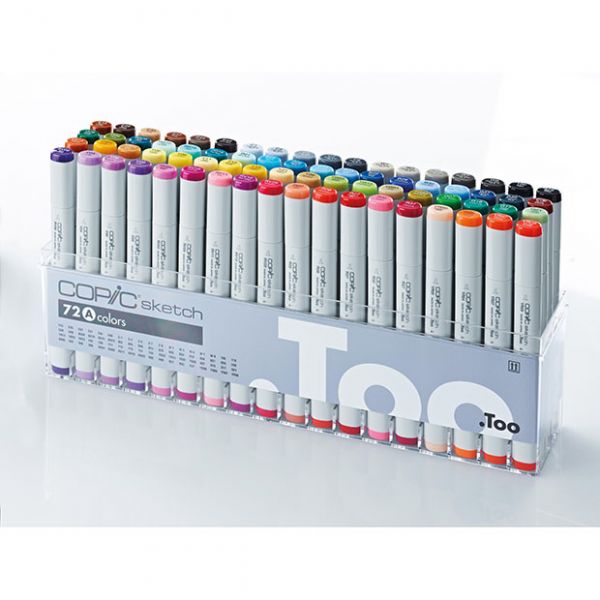 筆記具 COPIC sketch 72A colors Copic Sketch 72 colors set A - COPIC Official Website