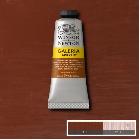 60ml  077 S1  Burnt Sienna Opaque Galeria Acryl