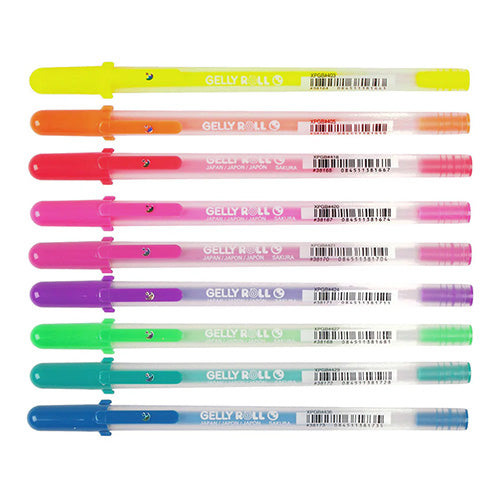 Sakura Gellyroll Moonlight Fluo Groen (1mm) gel pen
