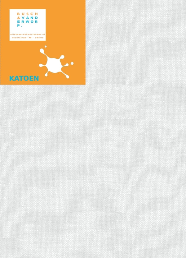 100x100 cm, Schildersdoek katoen smal online verkopen we deze per doos van 6, prijs is per stuk