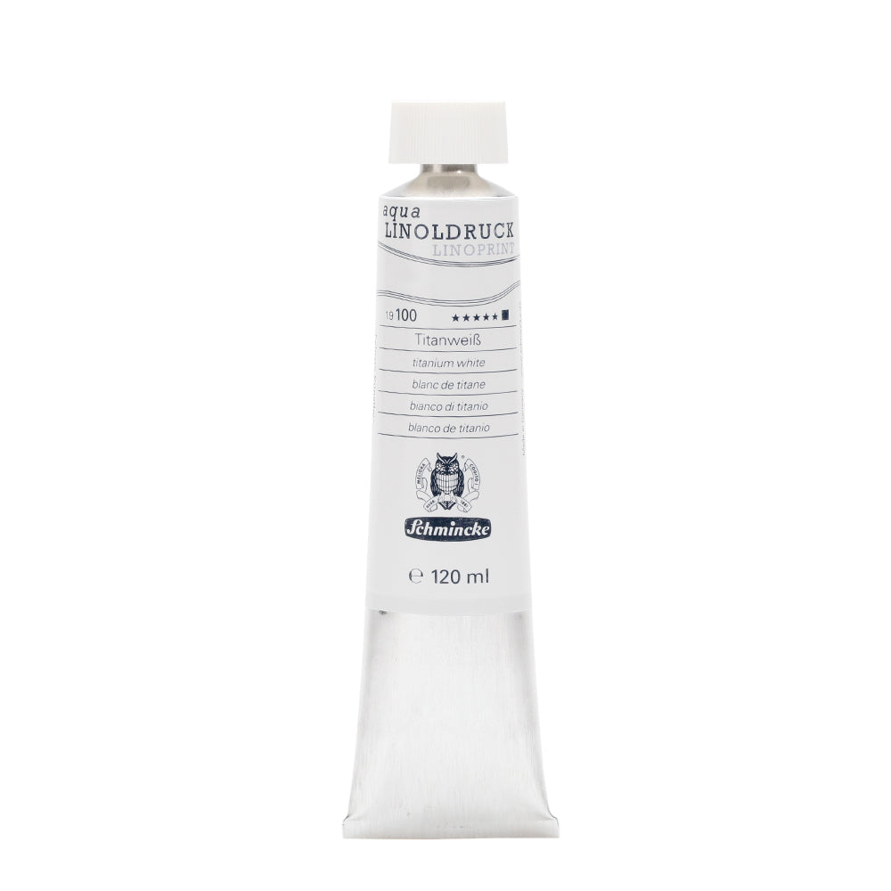 Blockprint inkt Waterbasis 120ml Schmincke Titanium Wit (dekkend) no 100