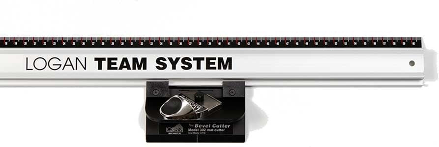 Logan Passepartoutsnijder 60cm lineaal 424 45 graden