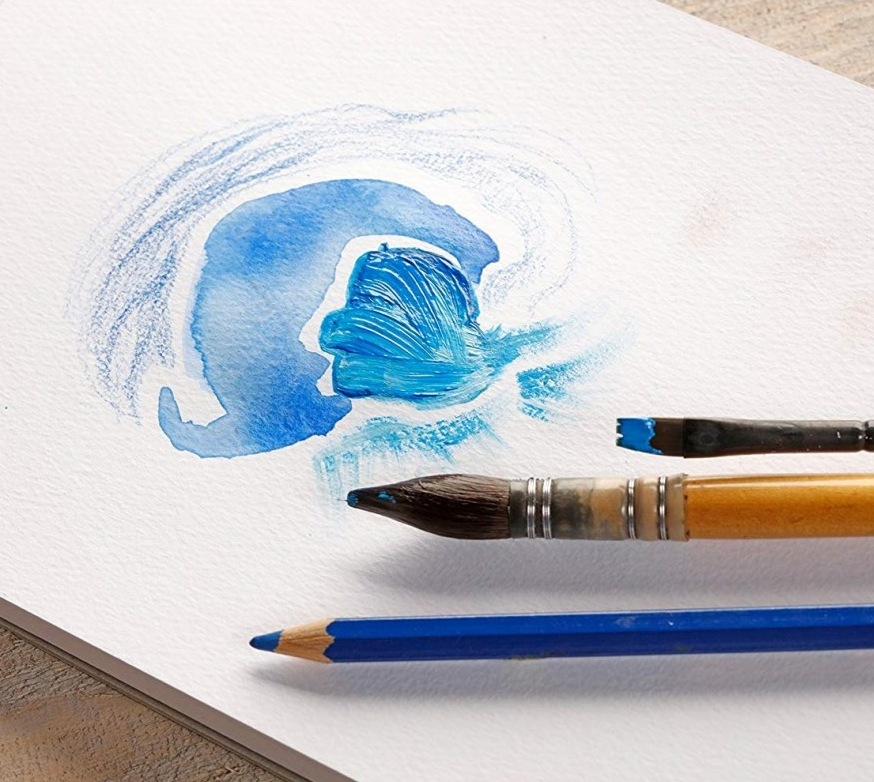 Paint-On A5 20 vel 250gr a Grain Clairefontaine (structuur) Wit