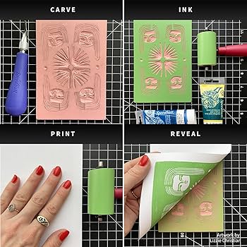 Speedball Linosnede Inktset Waterbasis