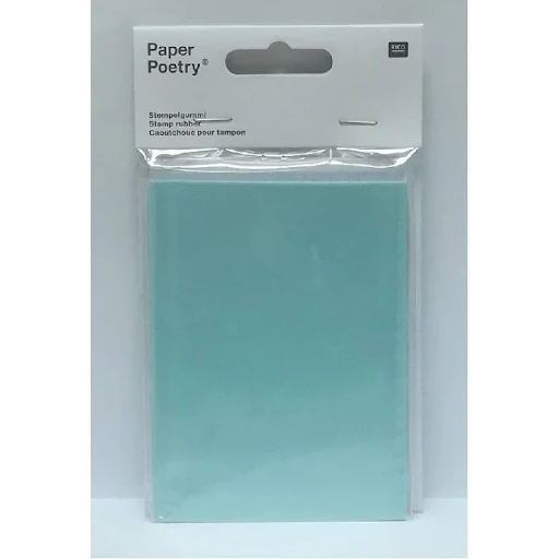 Stempel gummi vierkant klein