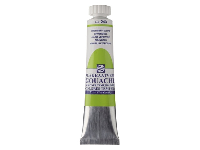 Gouache 243 GROENGEEL 20ml Talens plakkaatverf