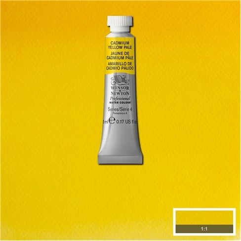 Cadmium Yellow Pale 5ml 118 S4 Artist's Aquarel Winsor & Newton