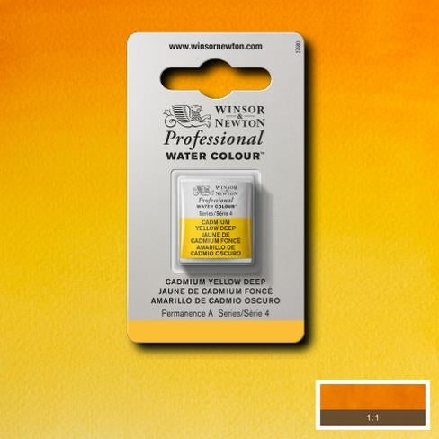 Cadmium Yellow Deep napje 111 S4 Artist's Aquarel Winsor & Newton