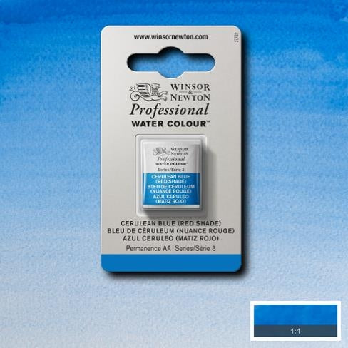 Cerulean Blue (red shade) napje 140 S3 Artist's Aquarel Winsor & Newton