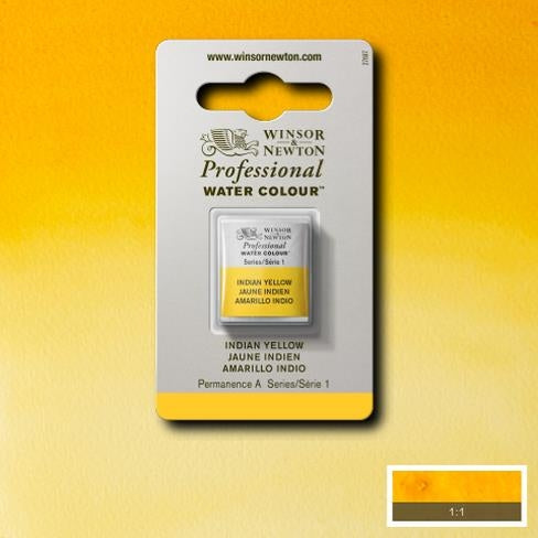 Indian Yellow napje 319 S1 Artist's Aquarel Winsor & Newton