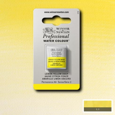 Lemon Yellow Deep napje 348 S2 Artist's Aquarel Winsor & Newton