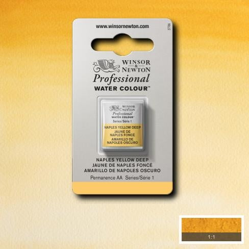 Naples Yellow Deep napje 425 S1 Artist's Aquarel Winsor & Newton