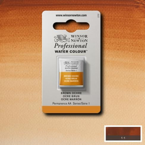 Brown Ochre napje 059 S1 Artist's Aquarel Winsor & Newton