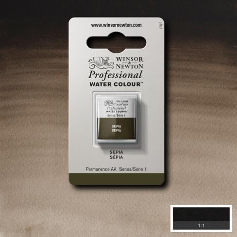Sepia napje 609 S1 Artist's Aquarel Winsor & Newton