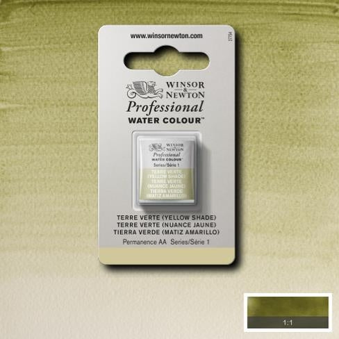 Terre Verte (yellow shade) napje 638 S1 Artist's Aquarel Winsor & Newton