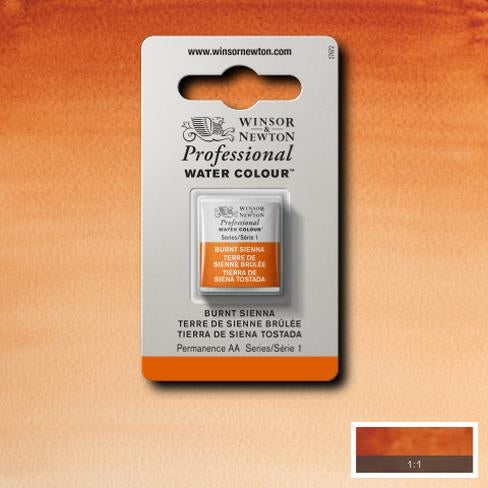 Burnt Sienna napje 074 S1 Artist's Aquarel Winsor & Newton