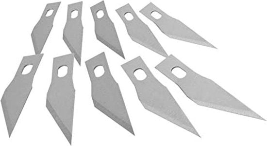 10 Reserve mesjes voor aluminium mes Transotype