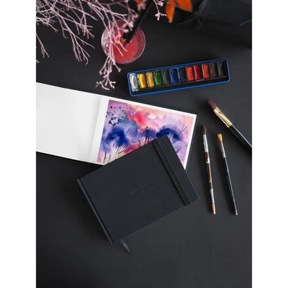 Aquarelblok landschap 40 vellen 13x21 cm 300 gram