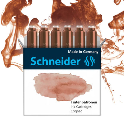 Inktpatronen Schneider Cognac 6 stuks