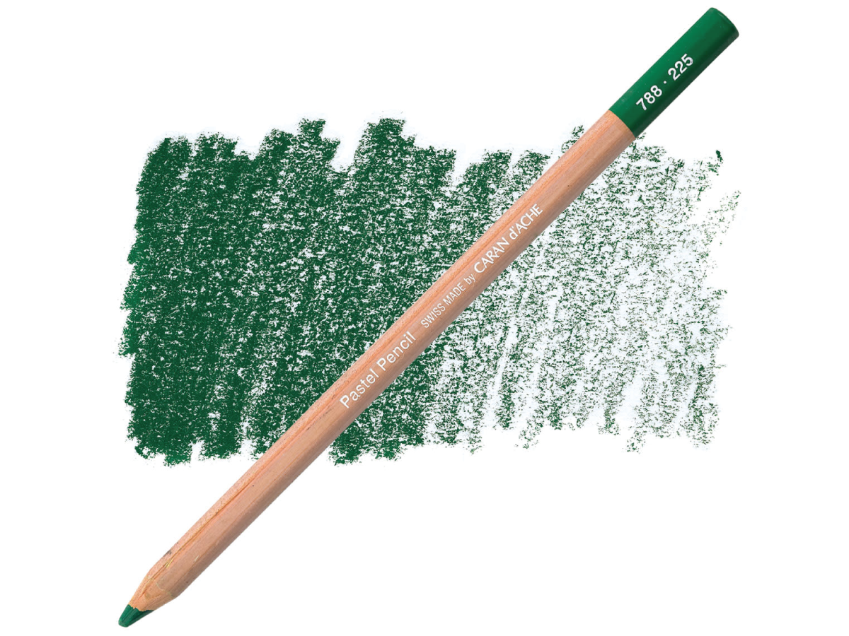225 Moss Green Pastel Potlood Caran D'Ache