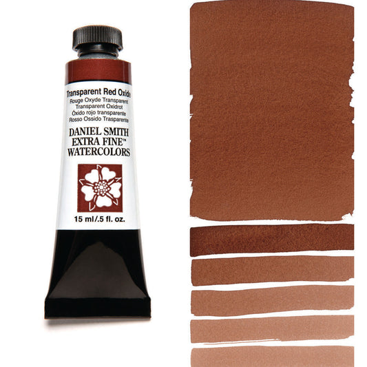Transparent Red Oxide Serie 1 Watercolor 15 ml. Daniel Smith