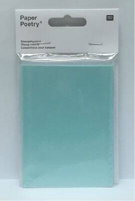 Stempel gummi vierkant klein