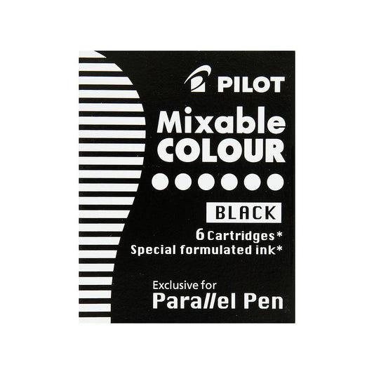 Pilot doosje 6 zwarte vullingen