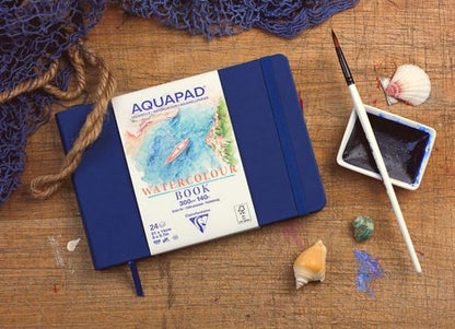 Aquapad 300 gr. 14 x 14 cm (24 bladzijdes) Aquarelpapier Clairefontaine