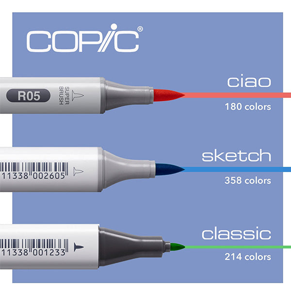 Copic markers, set A 72 kleuren CopicSet – Busch & van der Worp