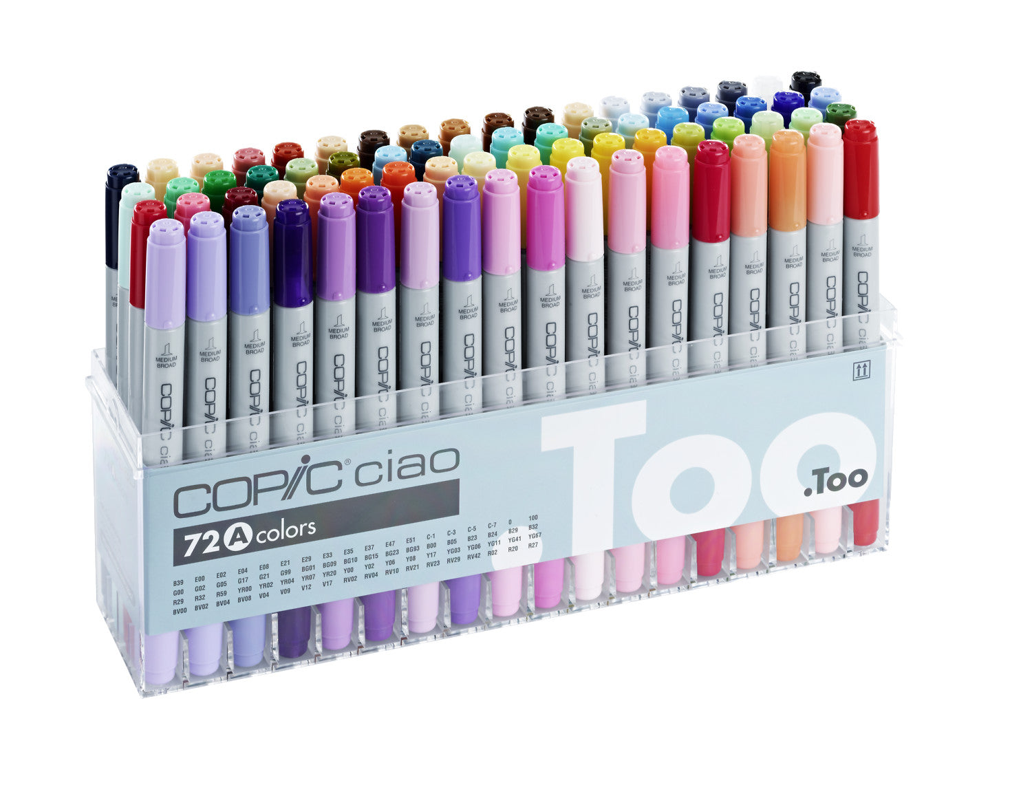 Copic Ciao set, 72 kleuren set A CopicSet – Busch & van der Worp