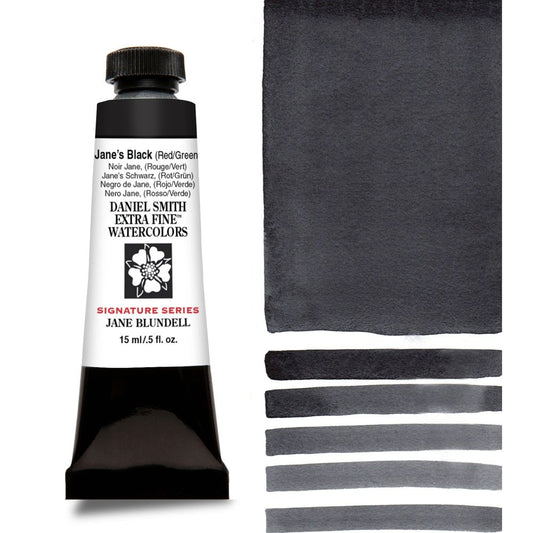 Black (red/green) Watercolor Daniel Smith