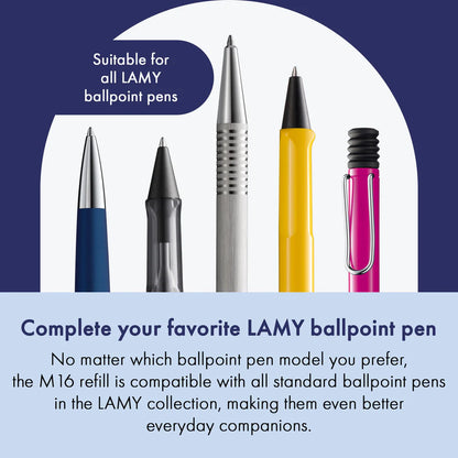Balpenvulling LAMY Zwart (M) M16