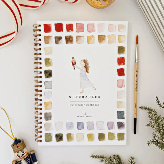 Aquarelverf werkboek - Notenkraker- emily lex studio watercolor workbook