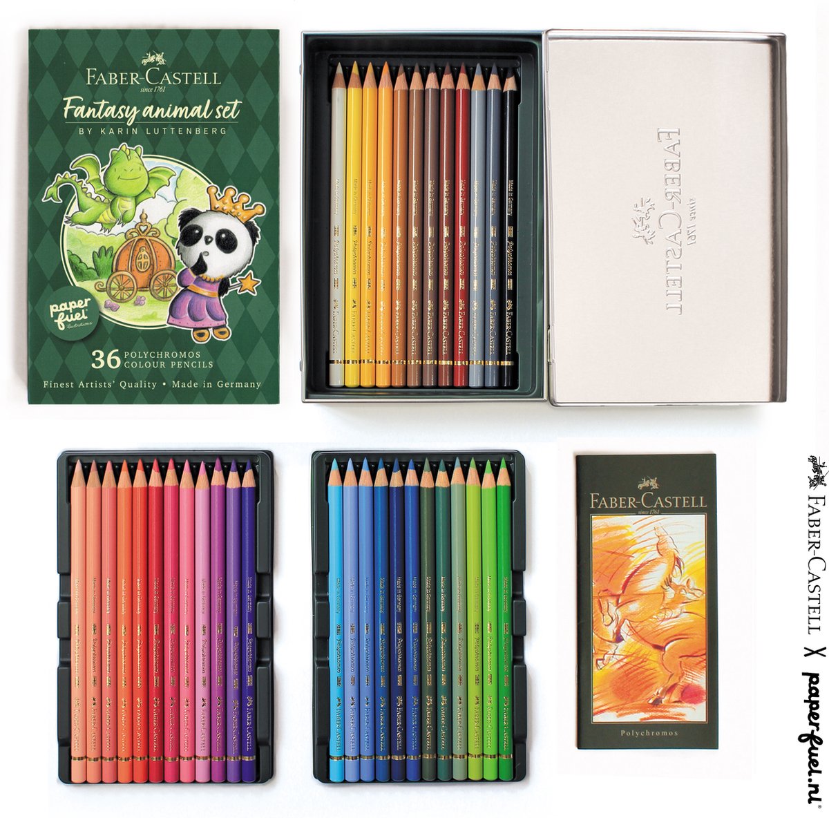 Polychromos Fantasy Animalset (36) Karin Luttenberg