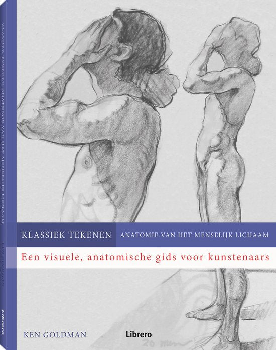 Klassiek tekenen anatomie van het menselijk lichaam - boek
