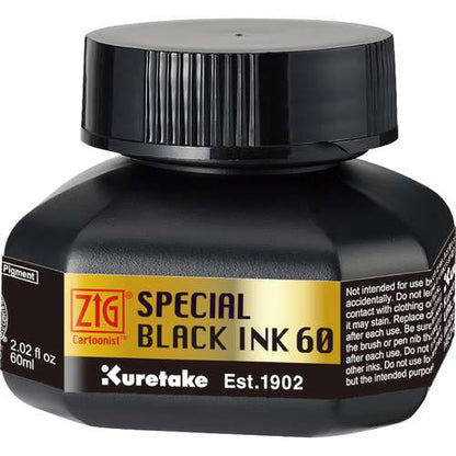 Kuratake Zig Special Black Ink 60ml zwart