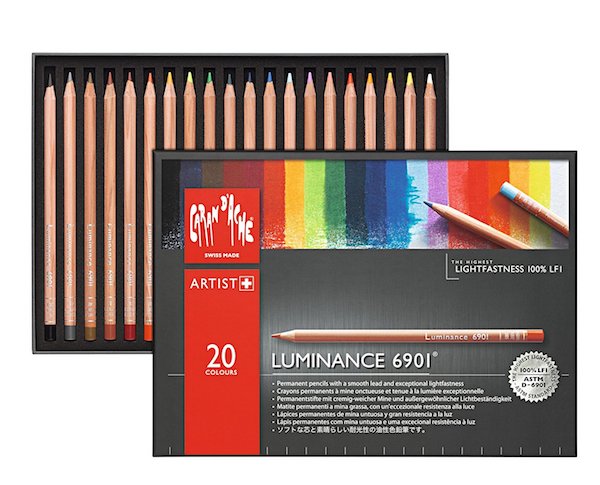 Luminance Set 20 kleuren Doos Caran D'Ache Aanbieding – Busch