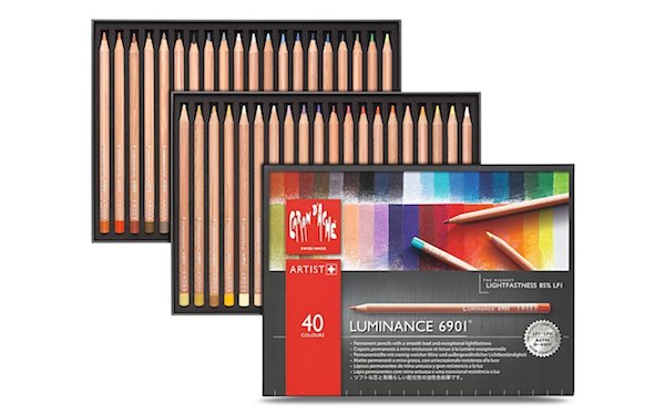 新品未開封 Caran d'Ache LUMINANCE 40色 Luminance Set 40 kleuren Doos Caran D'Ache Aanbieding – Busch