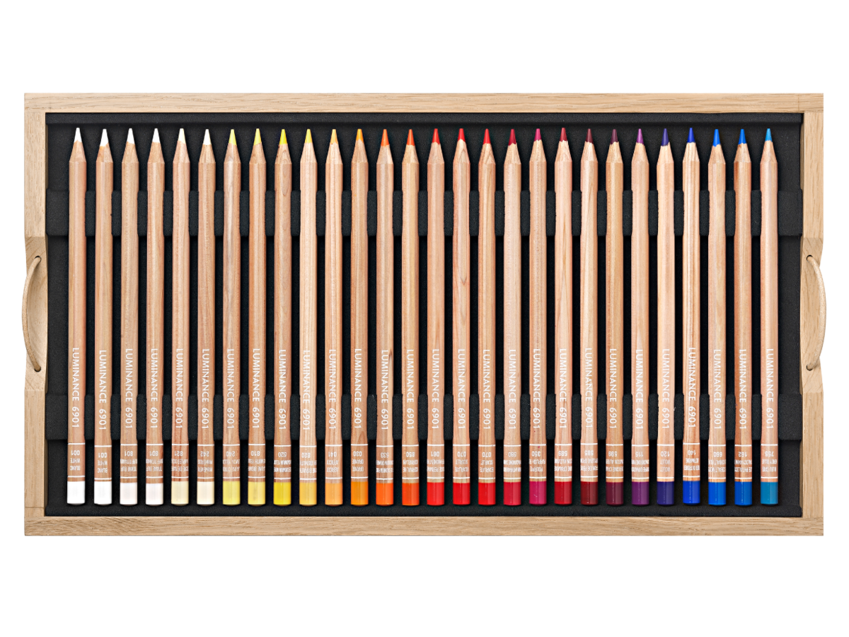 Luminance Set 112 Kleuren houten kist Caran D'Ache Aanbieding