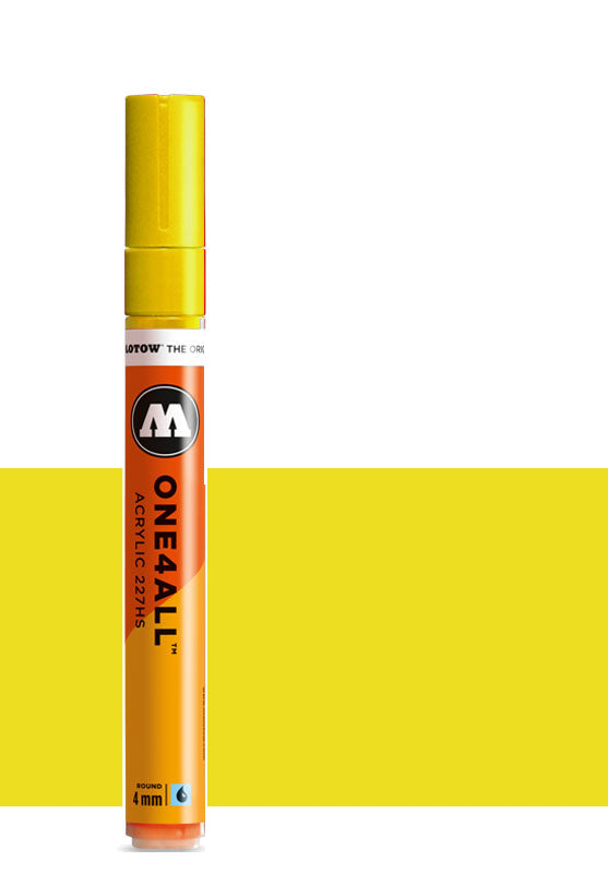 Molotow One4All Acryl Marker 227HS 4mm ZINC YELLOW - Busch & van der Worp